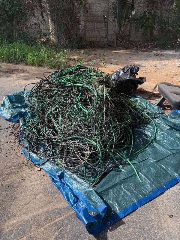 The Pensacola Police Department recovered a large amount of copper wiring that had reportedly been stripped from light poles on bridges and interstates in the Pensacola area.