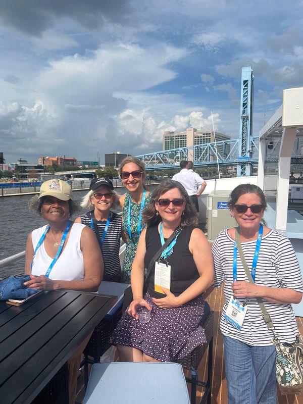 Tallahassee Fellowship members enjoy a dinner cruise on the first evening of the Cooperative Baptist Fellowship General Assembly in Jacksonville, Florida. 