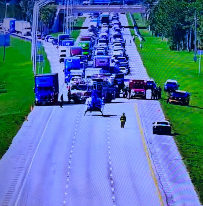 A June 29, 2026, crash on Interstate 95 has resulted in the closure of the northbound lanes in St. Lucie County.