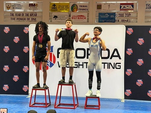 Lake Gibson and Winter Haven high schools were two of the Polk County schools that competed in the AAU weightlifting series over the weekend on June 27, 2026 at Lake Gibson High School.