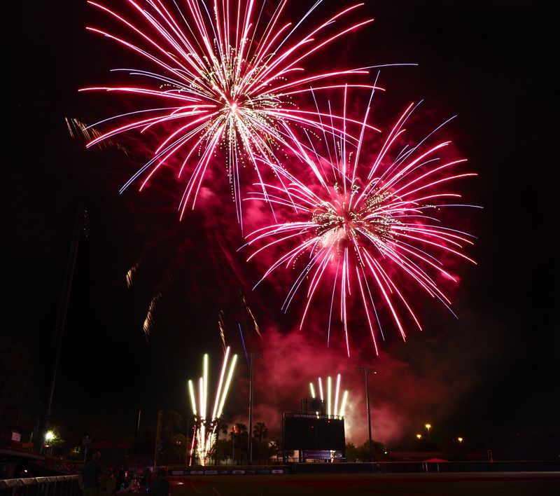 The Jacksonville Jumbo Shrimp plan fireworks shows after Friday and Saturday's games at VyStar Ballpark.