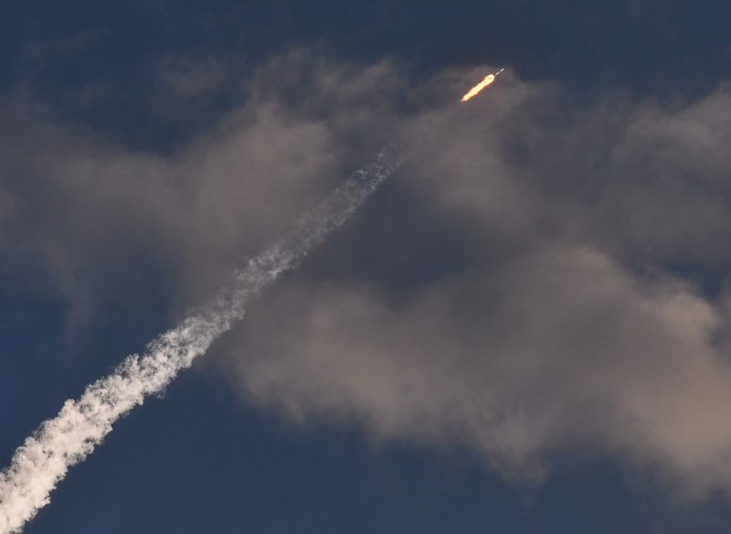 Launch of a SpaceX Falcon 9 rocket carrying 29 Starlink satellites. The rocket launched at 6:50 a.m. Sunday, July 5 from Launch Complex 40 at Cape Canaveral Space Force Station.
.