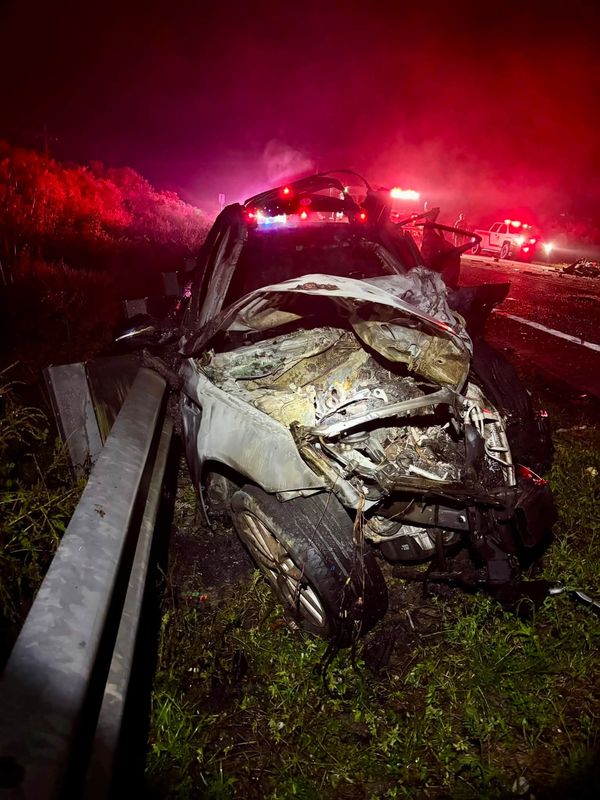 One person is dead and another was flown to a hospital with traumatic injuries after a two-vehicle crash, July 5, in Indiantown.