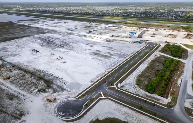 The land for the Central Park Commerce Center and Project Tango. A proposal for a large-scale AI-data center on 200 acres on April 14, 2026, in Loxahatchee, Florida.