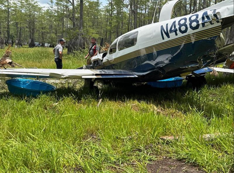 A single-passenger plane crash-lands in Cascade Lake, July 8, 2026. First responders on scene said they found no other occupants in the plane and the passenger was transported to the hospital for further care.
