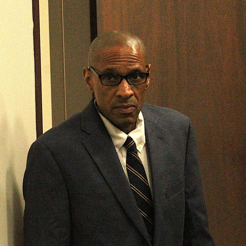 Timmothy Hall enters a courtroom at the S. James Foxman Justice Center in Daytona Beach before his sentencing on July 8, 2026, to 30 years in prison after he was convicted of attempting to kidnap a 7-year-old girl and exposing himself to the child.