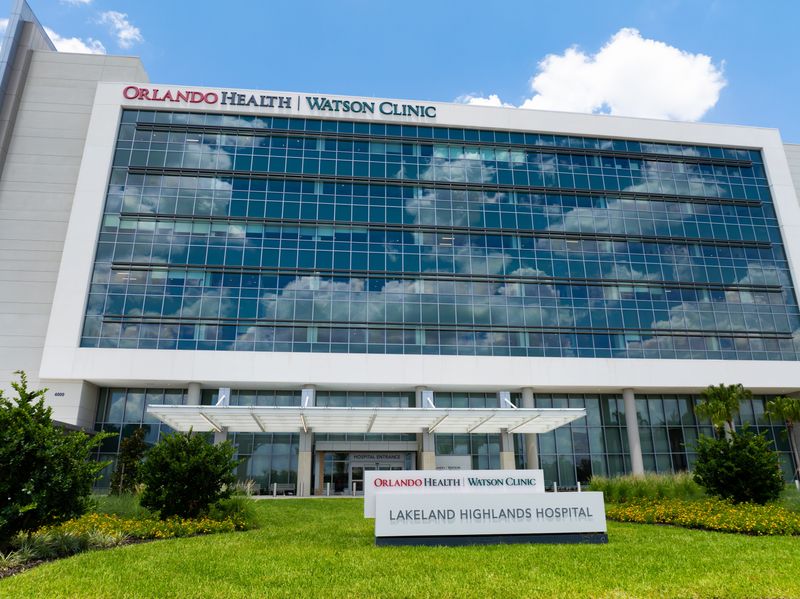 Orlando Health Watson Clinic Lakeland Highlands Hospital opened its doors at 4000 Lakeland Highlands Road and treated its first patients on July 8.