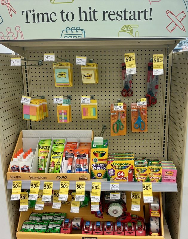 School supplies costing $50 or less per item are part of the August back-to-school sales tax holiday in Florida.