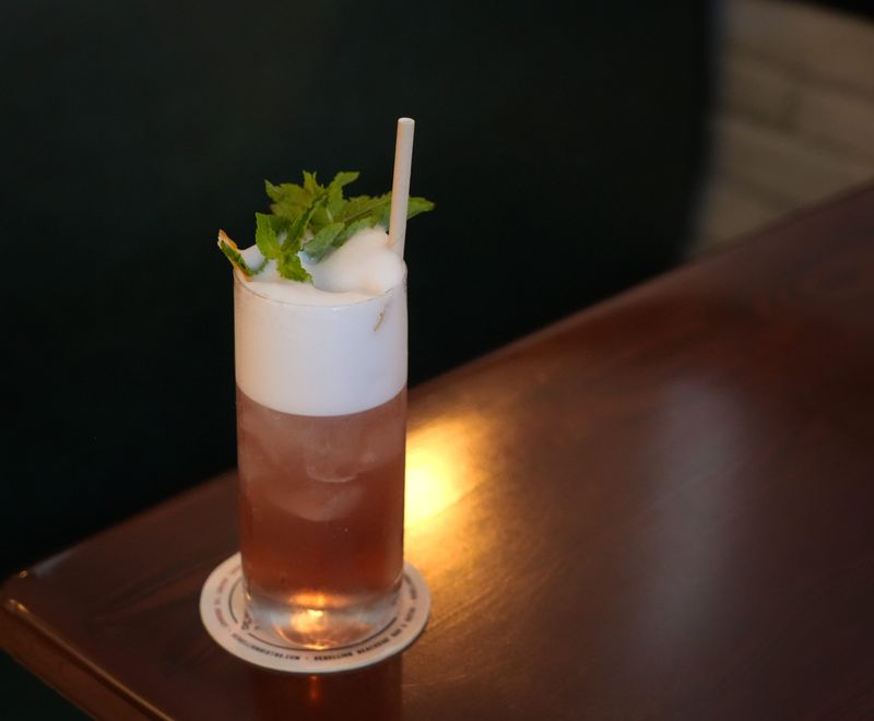 The Versailles Garden cocktail is a popular choice for patrons of Rebellion in Cocoa Beach.