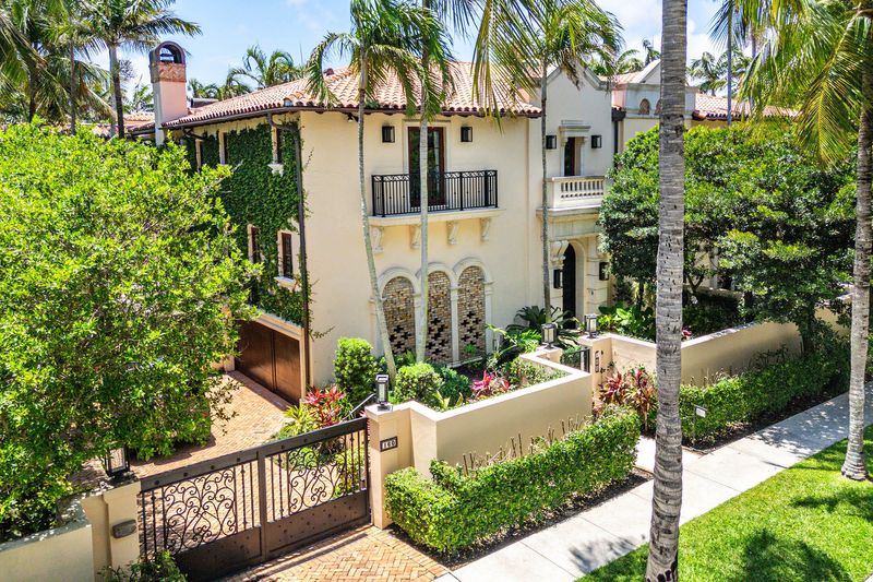 A Mediterranean-style townhouse at 160 Sunset Ave. in Palm Beach has sold for a recorded $11.39 million.