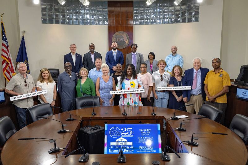 Leon County Government and the Council of Neighborhood Associations recognized the community’s outstanding neighborhoods and neighbors through the 45th Annual Neighborhood Recognition Program on July 14, 2026.