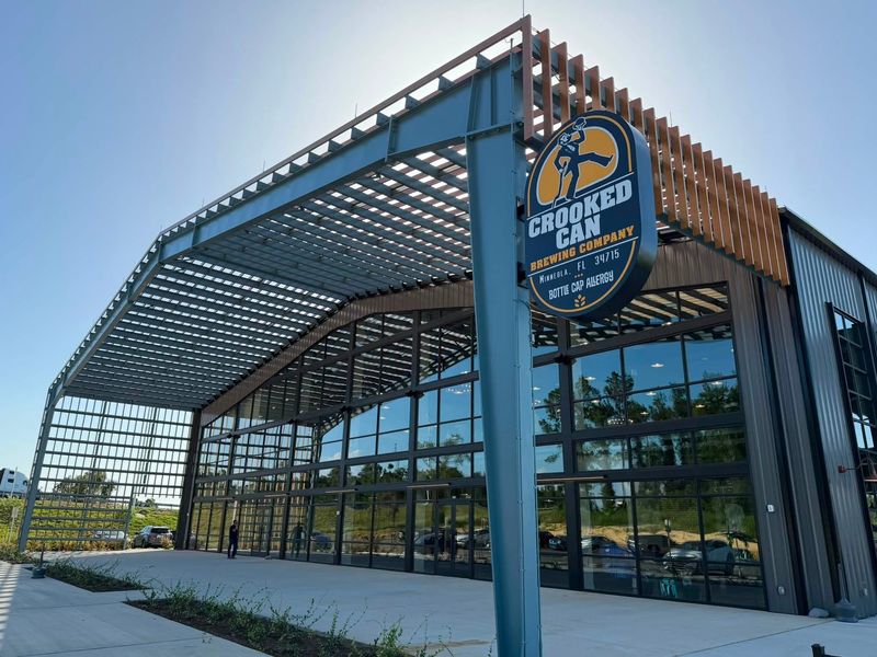 Crooked Can Brewing's 43,000-square-foot dining and drinking complex is located at 1600 Crooked Can Loop, Minneola.