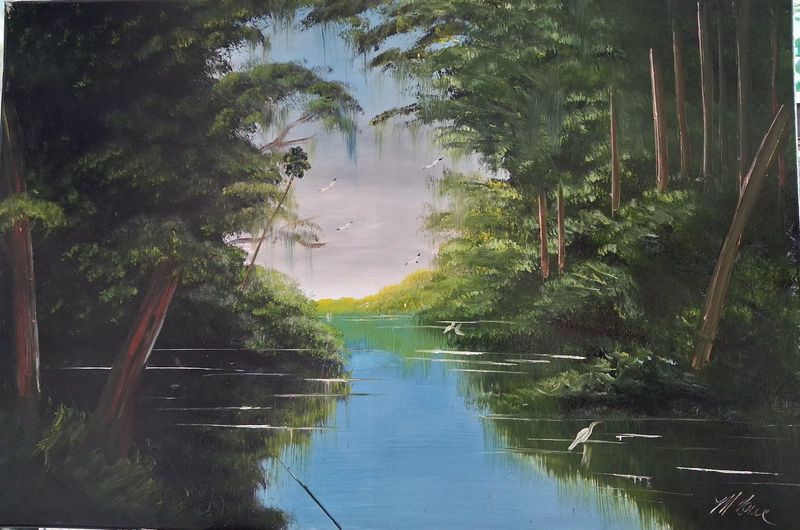 Painting by Highwaymen Legacy Artist Michael Love