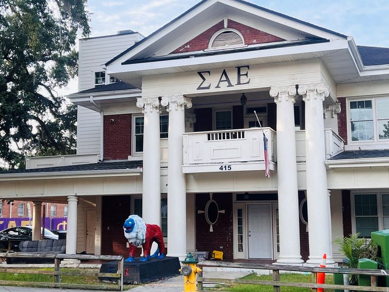 Sigma Alpha Epsilon Fraternity, Inc., has a house on College Avenue that's under foreclosure.