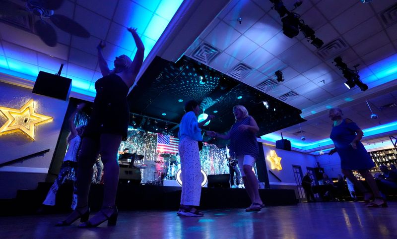 Queen tribute band “Almighty Queen” performs at Cape Cabaret in downtown Cape Coral Thursday, July 30, 2026. After a decade of blues, rock and tribute bands at the establishment, owners Joel and Carol Notes are retiring. They’re hoping to find new owners for the popular Cape Coral venue.