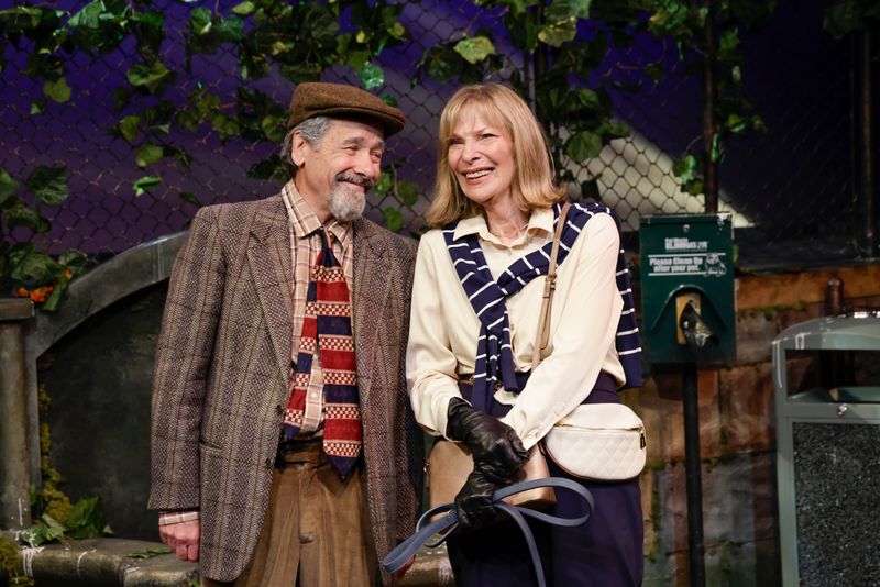John Guerrasio, left, and Laura Gardner star in "The Last Romance," which runs through Aug. 16 at Florida Studio Theatre.