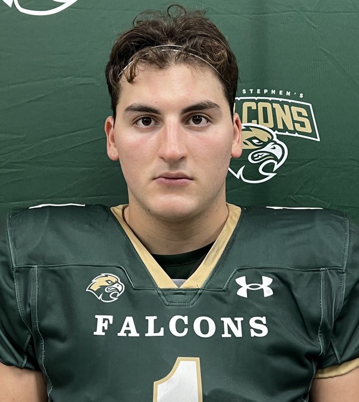 Carlos Barrera, defensive end / linebacker, Saint Stephen's Episcopal football team.