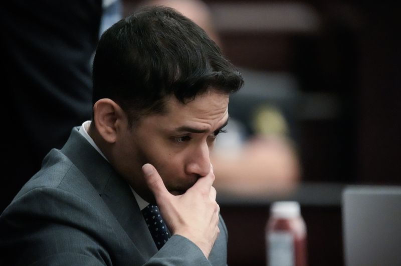 Defendant Mario Fernandez Saldana listens as Judge London Kite reads instructions to potential jurors during his murder trial Monday, August 10, 2026 at the Duval County Courthouse in Jacksonville, Fla.  [Doug Engle/Florida Times-Union]