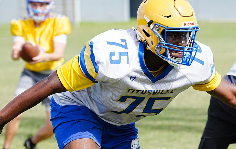 Titusville High’s football works out August 10, 2026, in preparation for their first game of the 2026 season.  Craig Bailey, FLORIDA TODAY via USA TODAY NETWORK