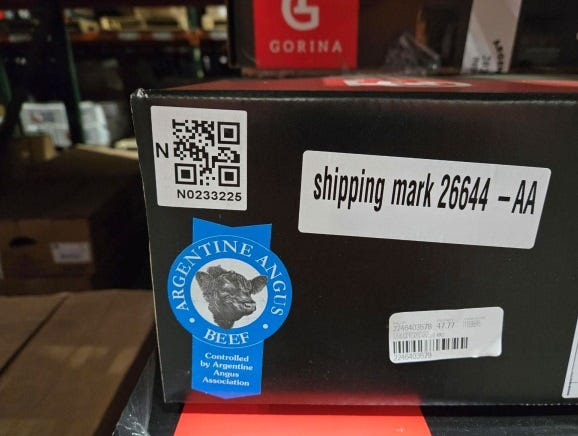Corte Argentino USA LLC, of Aventura, Florida, is recalling approximately 29,628 pounds of raw beef products that were imported from Argentina without the benefit of import reinspection into the United States.