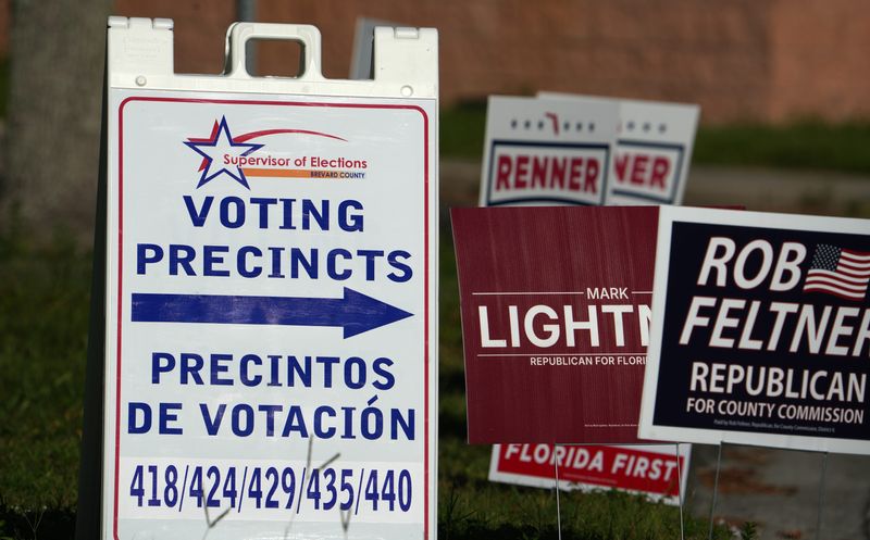 Scenes around the multiple voting precincts located at Viera Regional Park Community Center. Brevard voters, candidates, and supporters  during the August 18 Primary Elections Day.