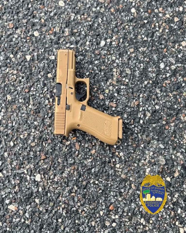 This is the gun the Jacksonville Sheriff's Office said Christopher Ford used to fire at a patrol sergeant outside a police stop station on Beaver Street before he returned fire killing him Aug. 18.
