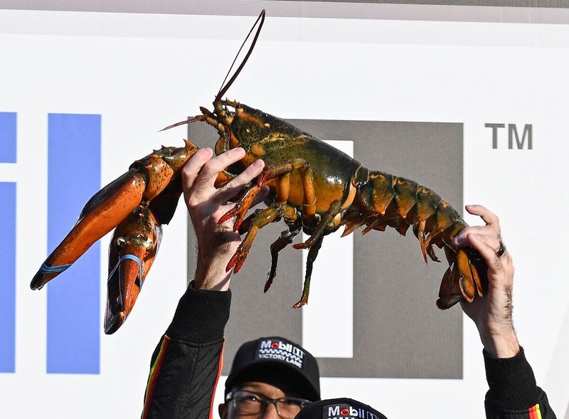 "Loudon the Lobster" will greet the big winner Sunday in Victory Lane.