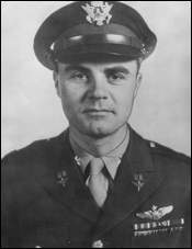 Paul Warfield Tibbets Jr., pilot of the Enola Gay, the B-29 that dropped the atomic bomb on Hiroshima, Japan