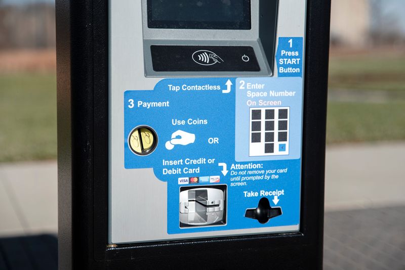 Demonstration payment kiosks were seen in Nov. 18, 2020 in Des Moines, when only about one third of the city's parking meters accepted credit or debit cards, before mobile app kiosks started in 2021.