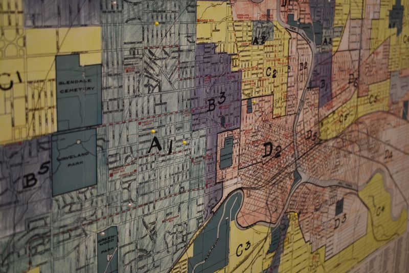 The "Undesign the Redline: DSM" exhibit that was on display in Des Moines before the COVID-19 pandemic included documents showing racial discrimination in housing through the city's history.