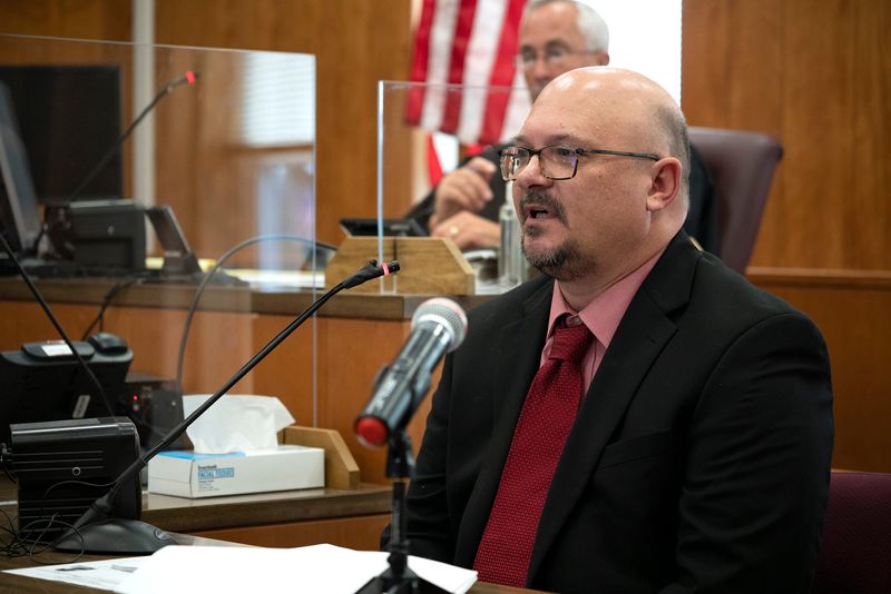 Iowa Department of Criminal Investigation Special Agent Trent Vileta was called to testify by defense attorneys during a mistrial hearing for Christian Behana Rivera on Tuesday, July 27, 2021. Bahena was convicted in May of killing University of Iowa student Mollie Tibbetts and leaving her body in a cornfield in rural Poweshiek County. Vileta testified to the possible links between child sex trafficking cases in the area.