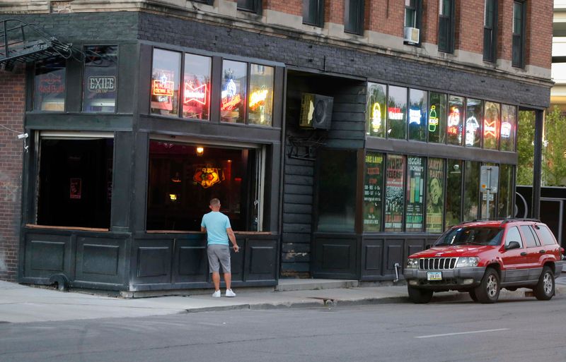 Gas Lamp in September 2020, after reopening from a COVID-19 shutdown.