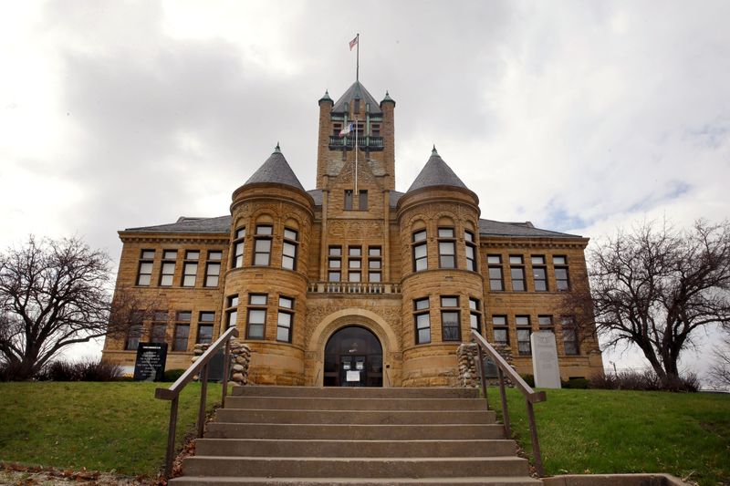 Johnson County’s courthouse is pictured Thursday, March 14, 2024 in Iowa City, Iowa.