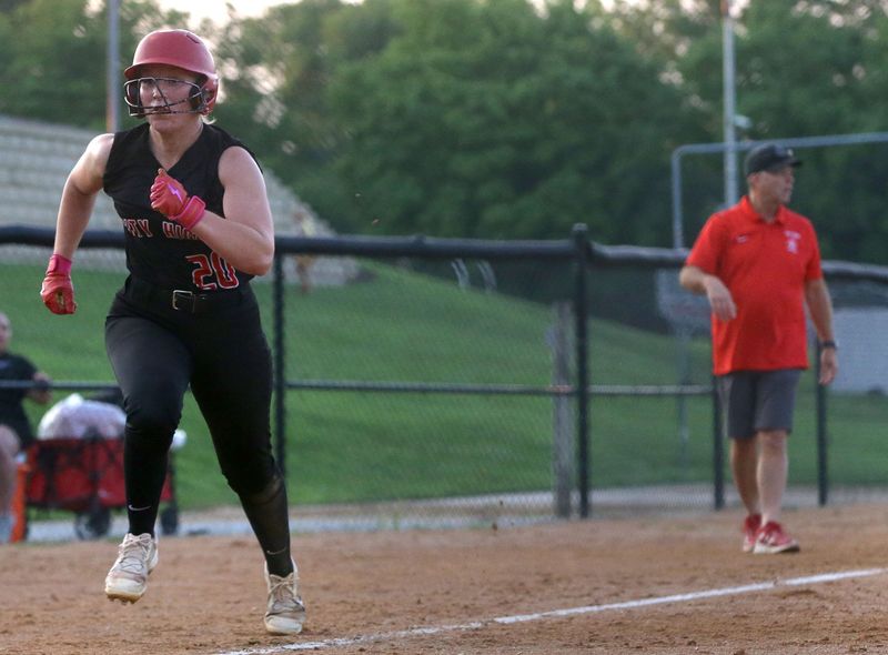 Iowa City High's Molly Carlson (20) is a nominee for girls Athlete of the Week.