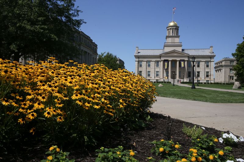 The Old Capitol building pictured at the Pentacrest on the University of Iowa campus Wednesday, July 31, 2024 in Iowa City, Iowa.