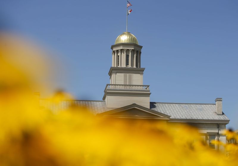 The Old Capitol building pictured at the Pentacrest on the University of Iowa campus Wednesday, July 31, 2024 in Iowa City, Iowa.