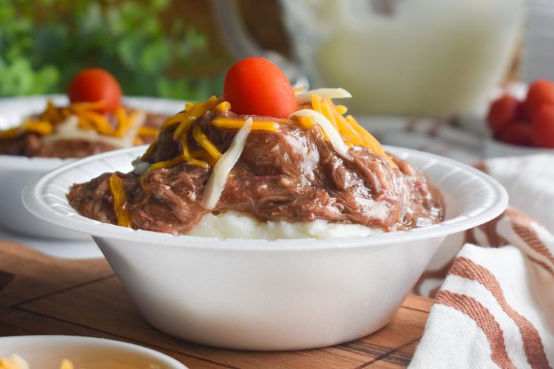 Probably the most famous dish at the Cattlemen's Beef Quarters is the hot beef sundae, celebrating its 20th anniversary in 2026.