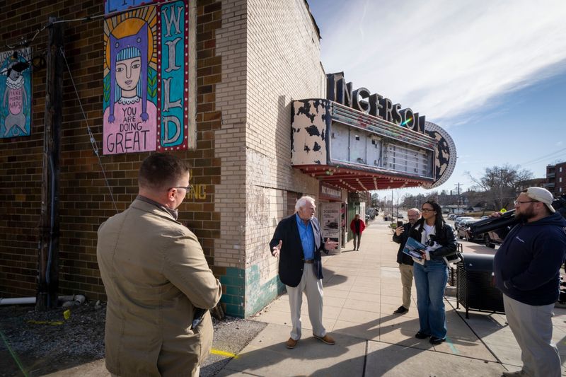 Steve Peters, CEO of VenuWorks, leads a tour of the Ingersoll Dinner Theatre, Monday, March 10, 2025.