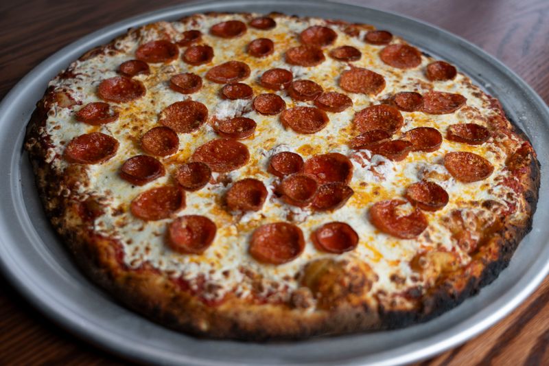 The Rosa Grande pepperoni pizza at downtown Des Moines' Centro features two types of pepperoni.