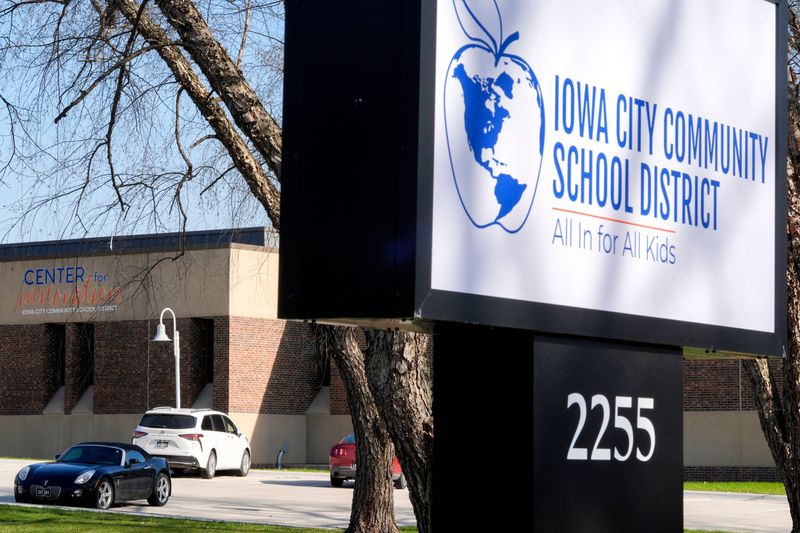 The Iowa City Community School District’s Center for Innovation is pictured 301 ACT Dr. Tuesday, April 8, 2025 in Iowa City, Iowa.