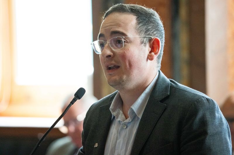 Rep. Adam Zabner voted against a porn site authentication bill because he said he was worried about data privacy.
