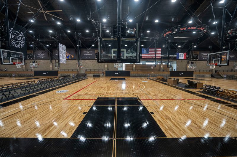 The main gym at Kettlestone Central Sports Complex on May 15, 2025, in Waukee.