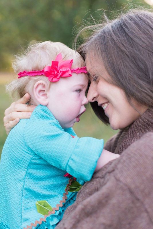 Milly with her mother, Robyn Bles.