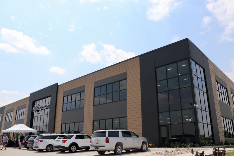 A general view of CIVCO's brand-new building on Friday, June 6, 2025, in Coralville, Iowa.