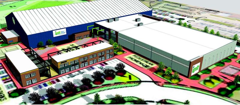A rendering of the Ignit sports complex in Johnston.