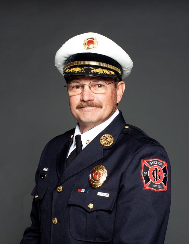 Chief Jim Clark is retiring after more than eight years as the leader of the Johnston-Grimes Metropolitan Fire District.