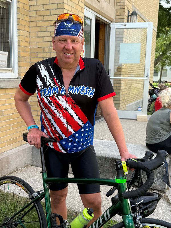 Greg Schraeder was clinically dead for 12 1/2 minutes following cardiac arrest in 2023 but lived to ride RAGBRAI 52 this year.