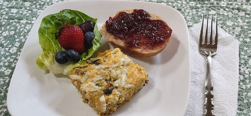 This week's vegan recipe adds a little twist to the trusty egg bake by using zucchini.
