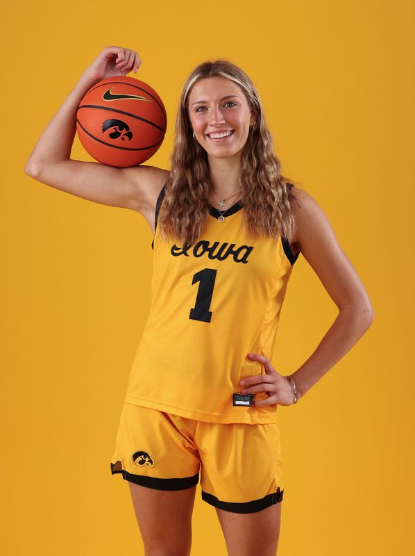 Iowa women's basketball prospect McKenna Woliczko is shown during an unofficial visit on Oct. 11 at Iowa's campus.