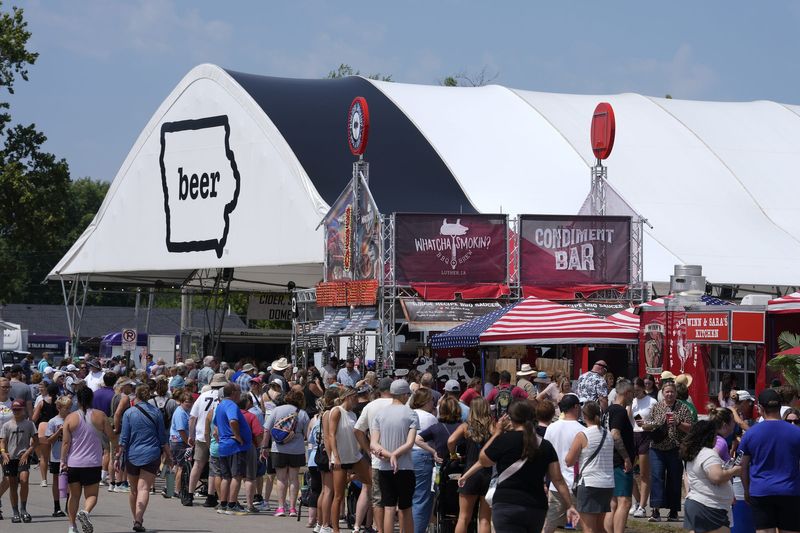 Scenes at the Iowa State Fair on Aug. 14, 2025.